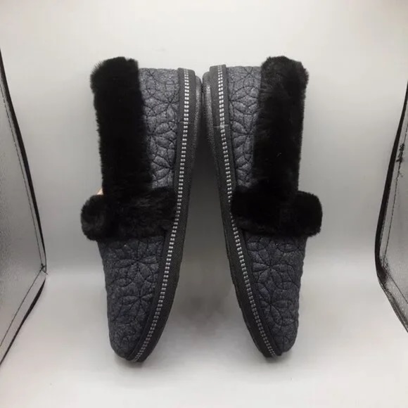 New Skechers Bright Blossom Cozy Campfire Floral Quilted Slipper Shoes Shoes NIB - Picture 6 of 7